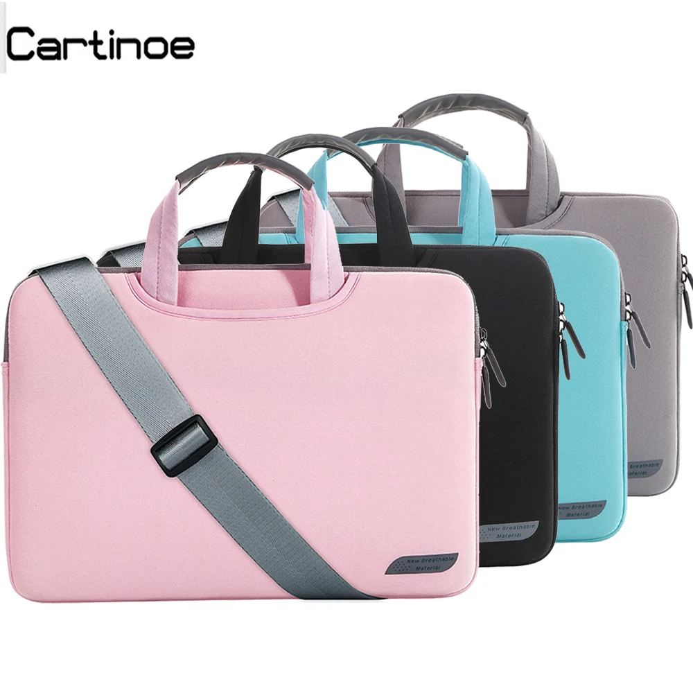 Portable Laptop Shoulder bag 11 12 13 14 15.6 inch Computer Sling Bag men women Messenger Sleeve ...