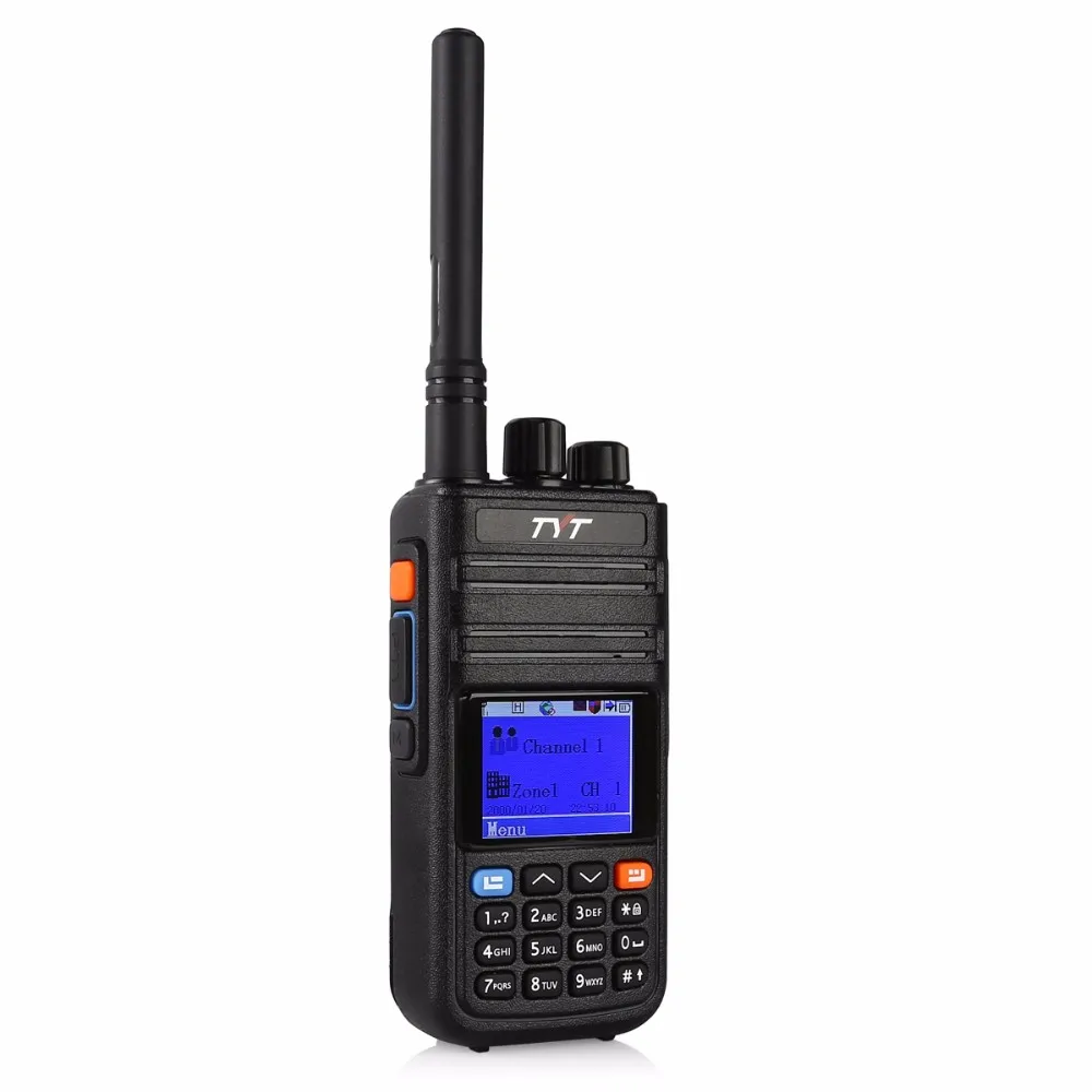 TYT MD-380G gps UHF 400-480MHz DMR цифровое радио Walkie Talkie Ham трансивер с md380 USB Кабель для программирования CD