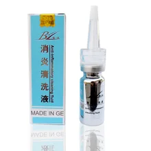 2шт BL противовоспалительное очищающее жидкое отек средство татуировки для 3d перманентного макияжа Подводка для глаз, бровей, губ 10 мл/бутылка