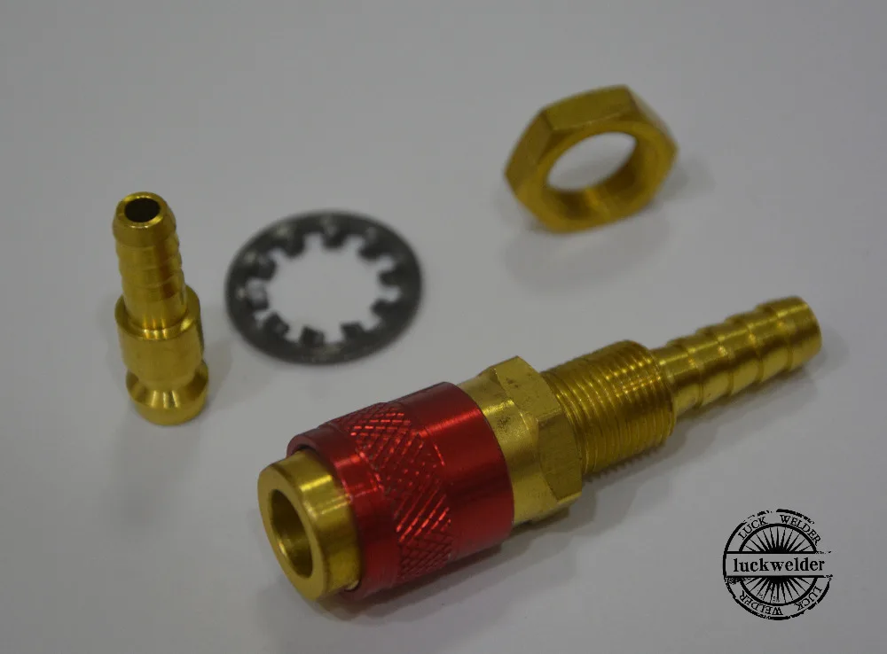 

Water Cooled & Gas Adapter Quick Connector Fitting For TIG Welding Torch