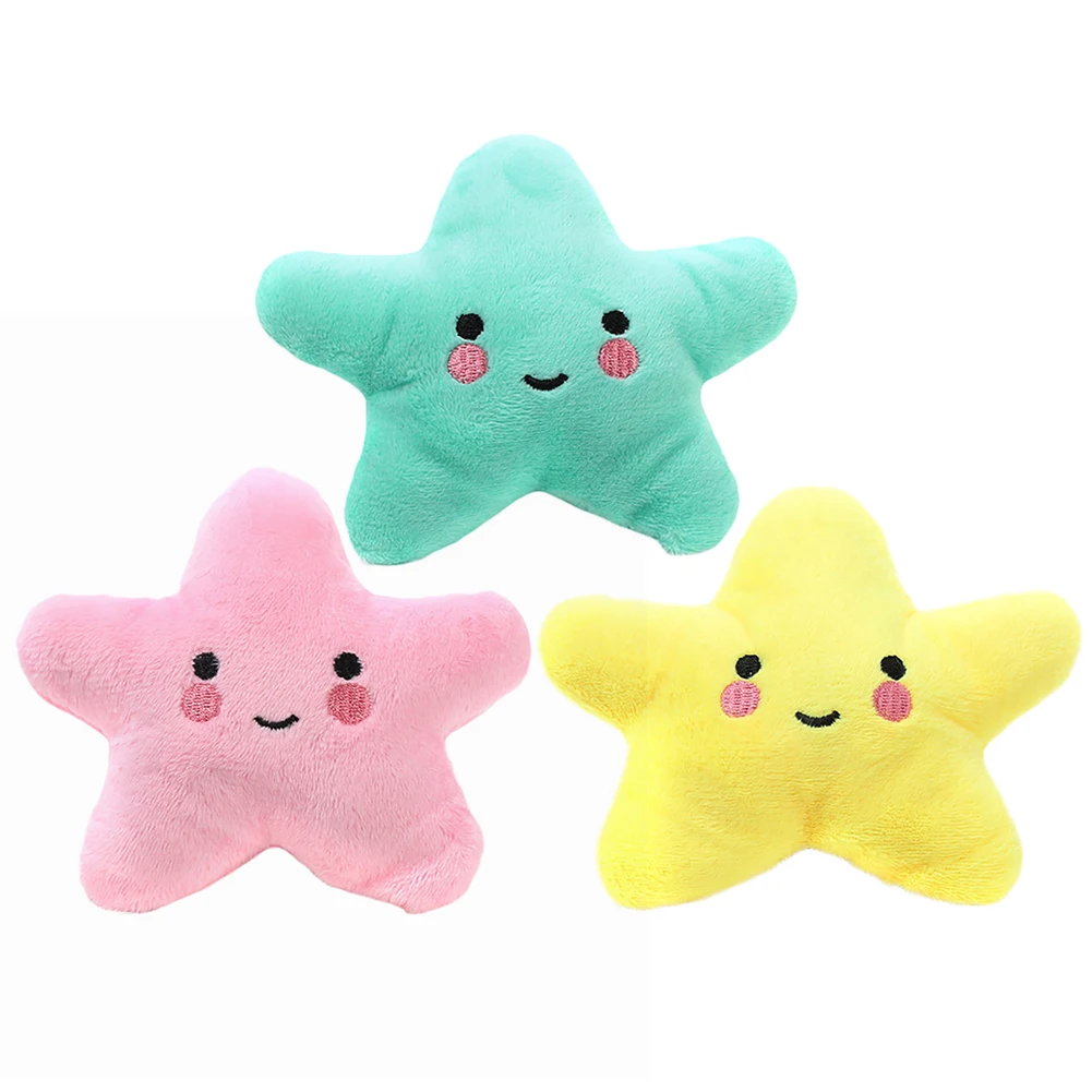 

Cute Fleece Plush Toy Pet Dog Cat Squeak Sound Dog Toys Durability Chew Molar Toy Fit For All Pet