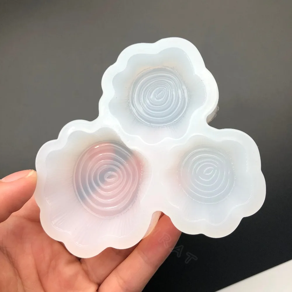 

1pcs Tree Stump Pendant UV Silicone Molds Epoxy Resin Mould 3D Stump Pendant Decorating Tools DIY Jewelry Making