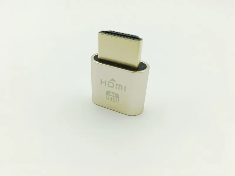 10 шт. адаптер виртуального дисплея VGA HDMI 1 4 DDC EDID Подключаемая штепсельная вилка