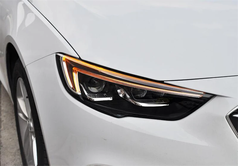 Полный светодиодный головной свет Автомобильный Стайлинг для Buick Regal Sportback фара в сборе светодиодный DRL Головной фонарь светодиодный сигнал поворота