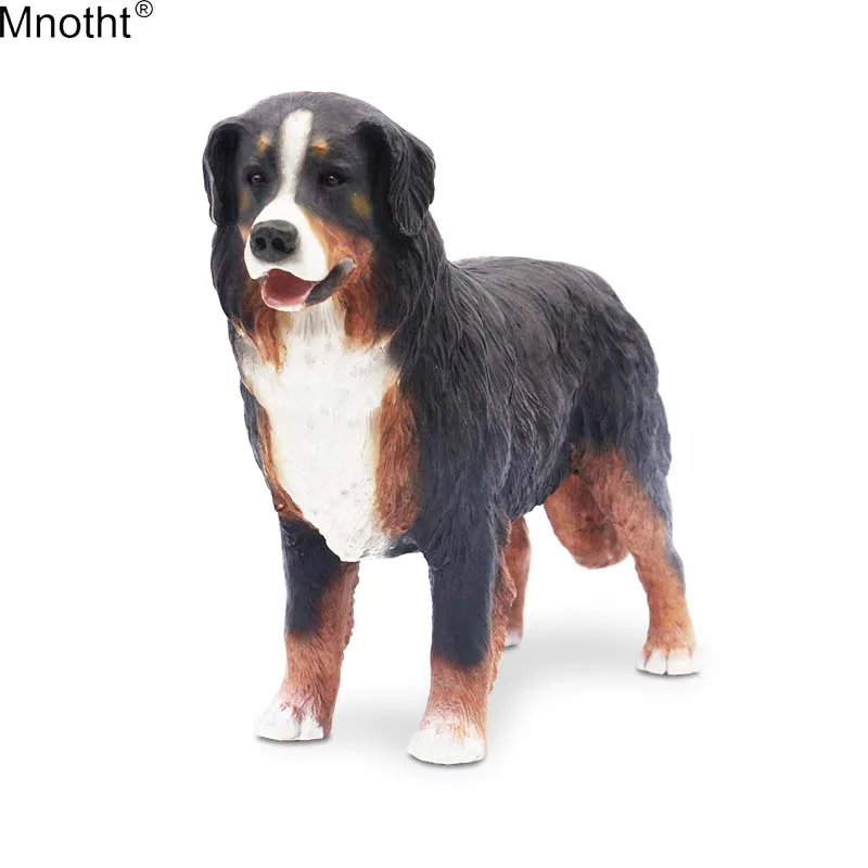 

Mnotht Animal Dog Toy 1/6 Bernese Mountain Dog Model Resin Mini Scene Accessory for Action Figure Collection Decoration Gift