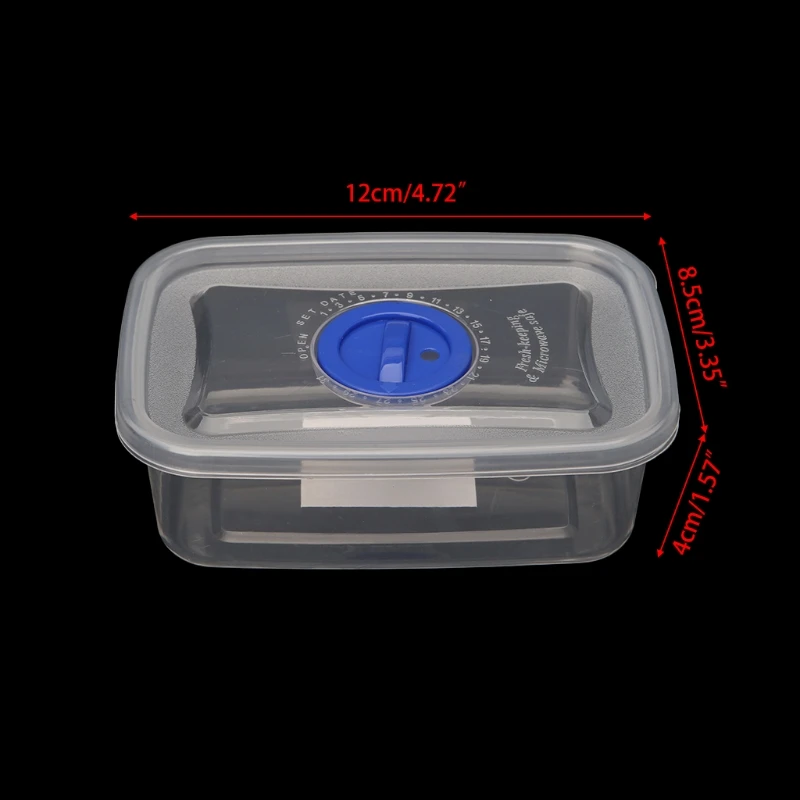 Пластик прозрачный многоразовые Еда контейнер для хранения Коробки для обедов герметичное уплотнение с крышкой, для хранения пищи контейнер