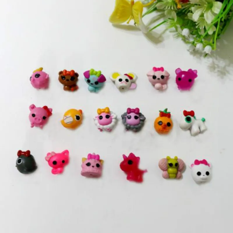 50 шт./лот Мультяшные фигурки Lalaloopsy аксессуары милые животные для девочек мини