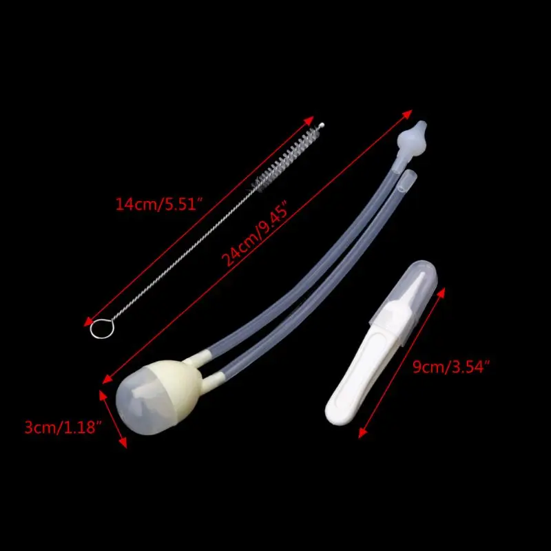 3 шт. набор средств по уходу за грудным ребенком новорожденный Безопасный Очиститель носа детский вакуумный отсасывающий носовой аспиратор набор младенец грипп аксессуары для защиты