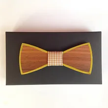Цветной деревянный дизайн модный бренд ручной работы деревянный лук Галстуки Галстук-бабочка галстуки для мужчин в горошек мужской s деревянный галстук-бабочка галстук