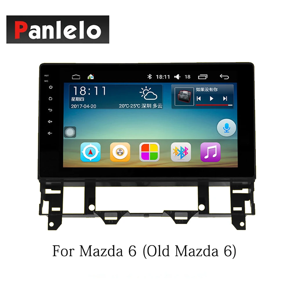 Panlelo Android 7 1 2 Din для Mazda 6 Atenza CX5 Axela Auto ГБ 16 радио AM/FM GPS Навигация BT управление рулевым
