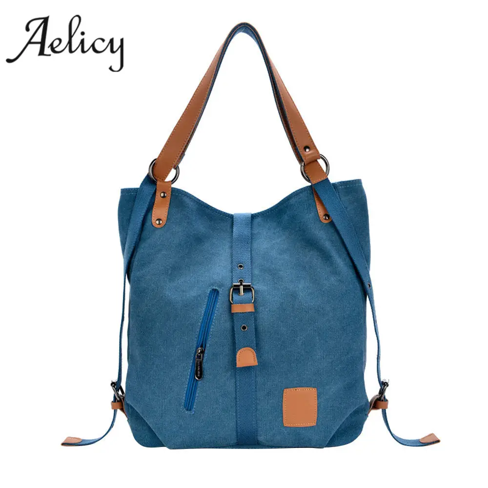 

Aelicy New Fashion Female Handbag Lady Girls Casual Canvas Handbag Shoulder Bag Multifunctional Women Messenger Bag sac a main