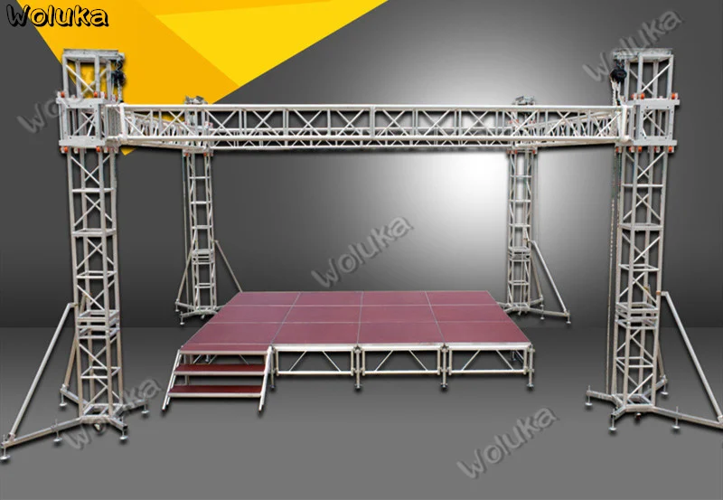 

2*2*3m Aluminum Alloy Stage Truss lighting gantry truss frame wedding activities iron and steel rea frame CD50 W03