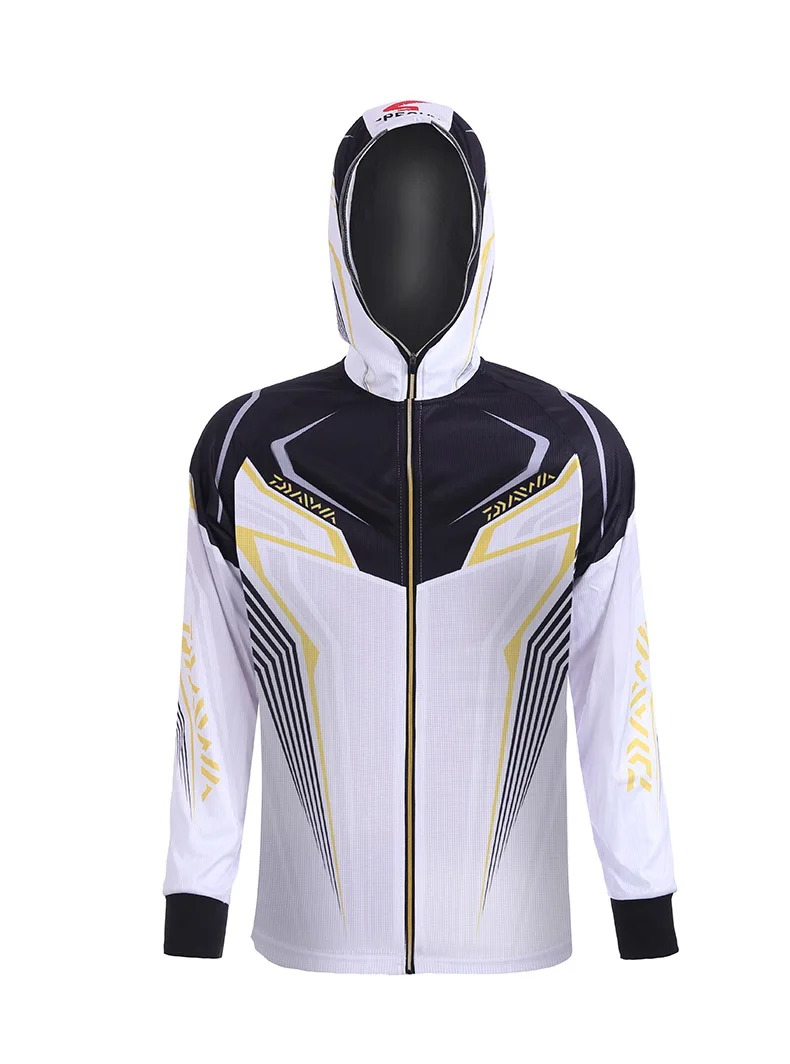 Chegada dos Homens Roupas de Pesca Respirável com Capuz Camisas de Pesca Nova Manga Longa Verão Secagem Rápida Dawa 2020 11 Cheap Roupas de pesca