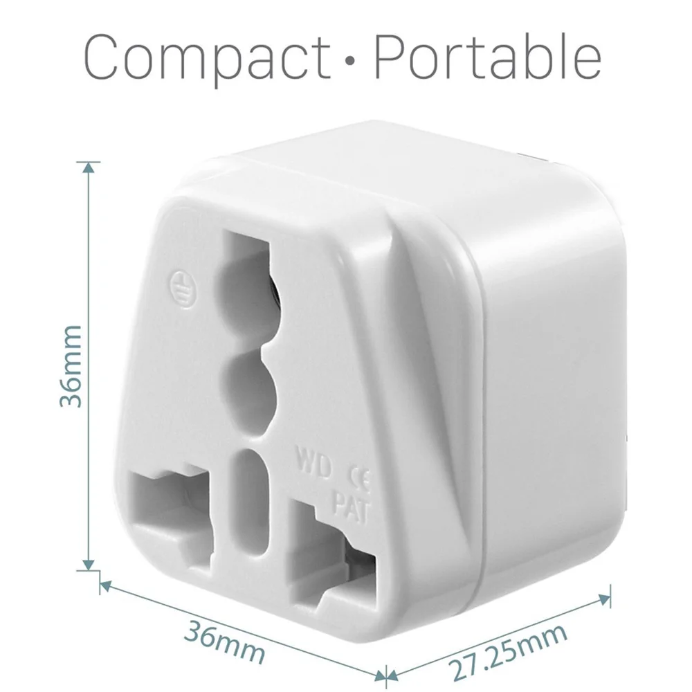 250v 10a Copper IEC320 C13 C14 Receptacle PDU UPS outlet convert connector wdi-320 2 in 1 power adapter plug plug adapter electrical socket power socket power plug adapter