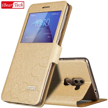 

huawei honor 6x case huawei 6x case cover flip 5.5 smart window silicone mofi leather book luxury glitter huawei honor 6x cover
