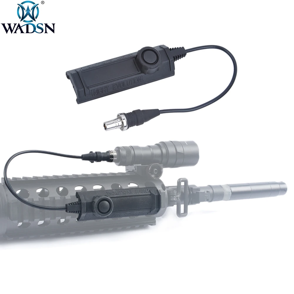 WADSN страйкбол мгновенная функция тактический фонарик для оружия дистанционный двойной функциональный переключатель для Surefir M300 M952 M600 фонарик