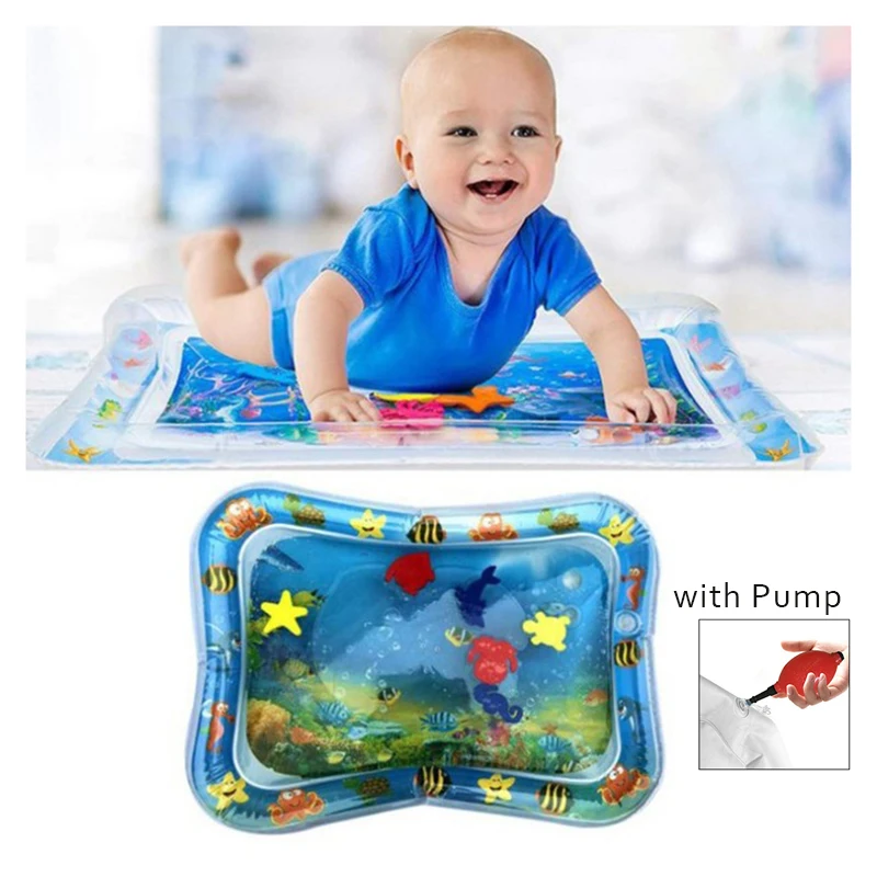 

Summer Creative Baby Training Water Cushion Pat Pad Non-toxic Inflatable Patted Pad Baby Inflatable Water Mat Toys With Pump