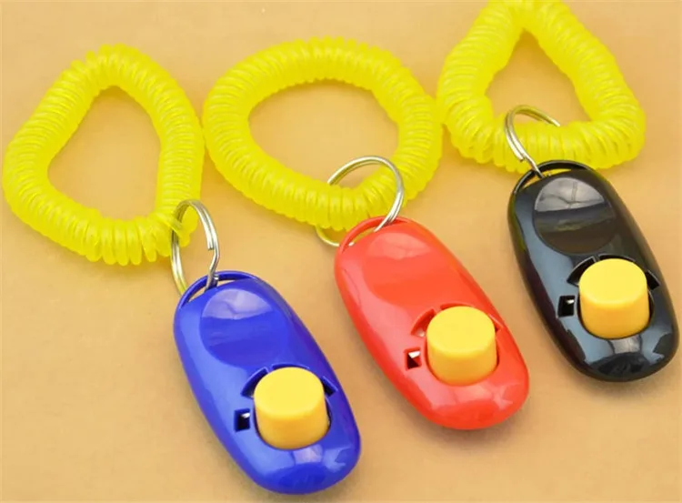 50 шт. собака Нажмите Clicker Обучение Тренер помощь + ремешок|click clicker|clicker trainingtraining