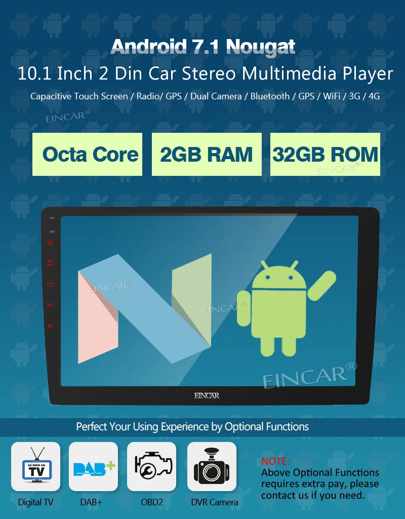 Top Android 7.1 OS with 2GB RAM and 32GB ROM Car Radio Stereo Universal Double 2 Din Head Unit with Adjustable Angle Support GPS Sat 1 Top Android 7.1 OS with 2GB RAM and 32GB ROM Car Radio Stereo Universal Double 2 Din Head Unit with Adjustable Angle Support GPS Sat 1