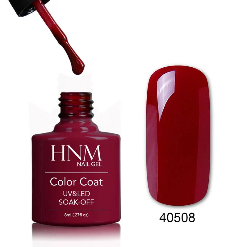 HNM 8 мл Чистый Цвет гель для ногтей длительный УФ светодиодный Гель-лак для ногтей Лаки Гибридный гель лак для ногтей - Цвет: 40508
