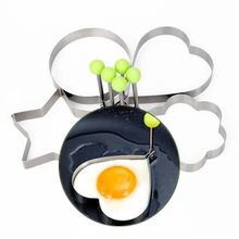Нержавеющая сталь, форма для жарки яиц в виде форма для печенья прессформы Кухня Пособия по кулинарии инструменты обжаривание яиц инструменты