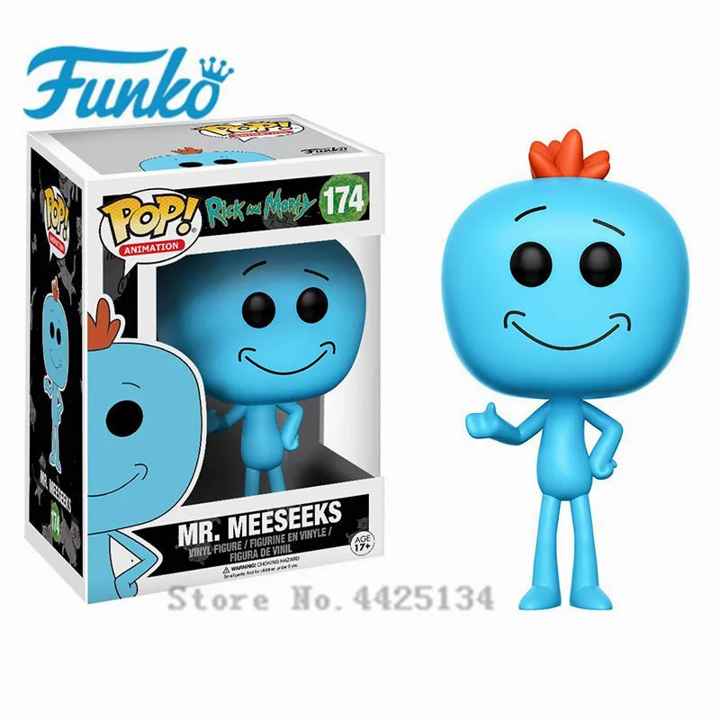 FUNKO POP "Рик и Морти" Миссия, мистер Биндер. Фигурка Коллекционная ПВХ Модель звезда экшн-модель игрушки - Цвет: With box