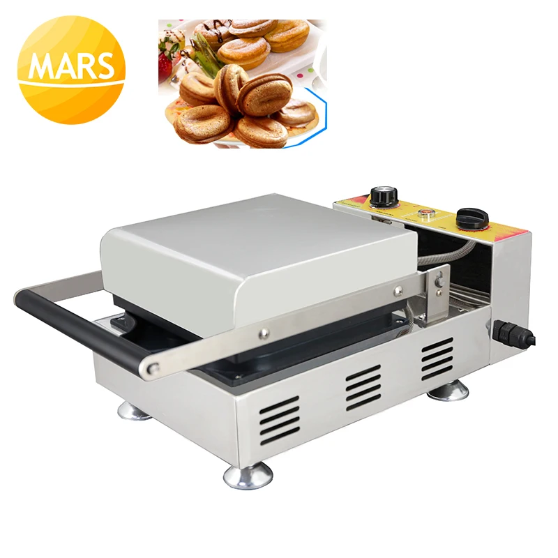 Марс электрическая плита для барбекю кофе в форме фасоли вафельница железное оборудование для выпечки, вафельная машина для продажи
