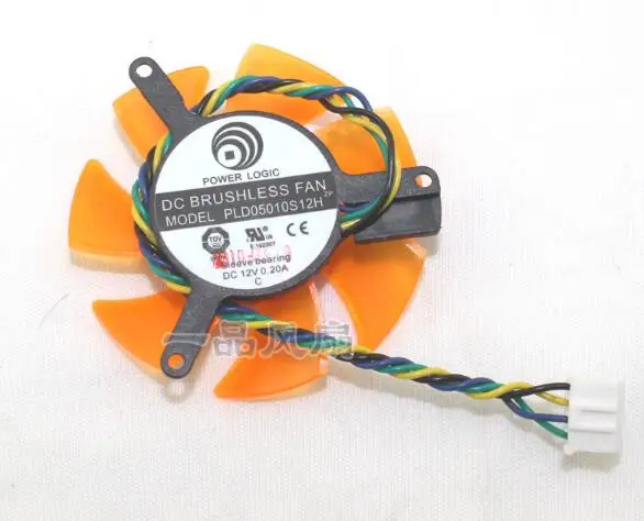 PLD05010S12H 50105CM graphics card fan blade 4-line speed regulating | Компьютеры и офис