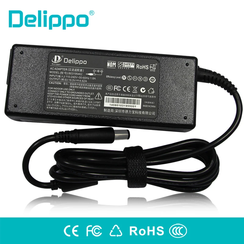 Delippo 19 5 в 4.62A 90 W адаптер переменного тока питания для ноутбука DELL Latitude D505 D510 D800 D810