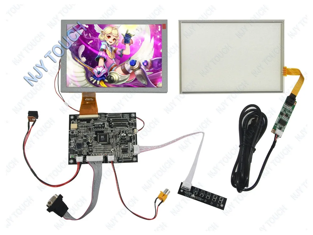 

8inch TFT A080SN01 800x600 60pin Touch Screen Panel + LCD Controller with USB kit DIY Monitor