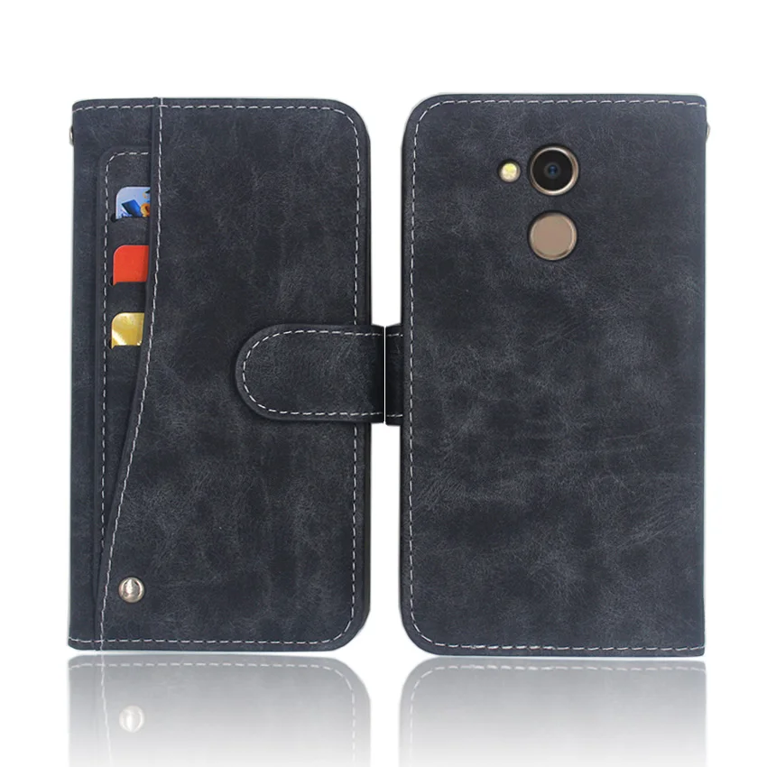

Hot! General Mobile GM 8 Case High quality flip leather phone bag cover Case For General Mobile GM 8 with Front slide card slot