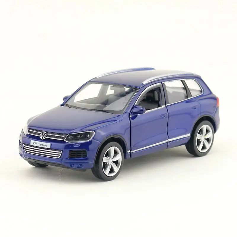 /RMZ City Toy/литая модель/1:36 весы/Volkswagen Touareg Sport SUV/оттягивающая машина/образовательная Коллекция/подарок/ребенок - Цвет: Синий