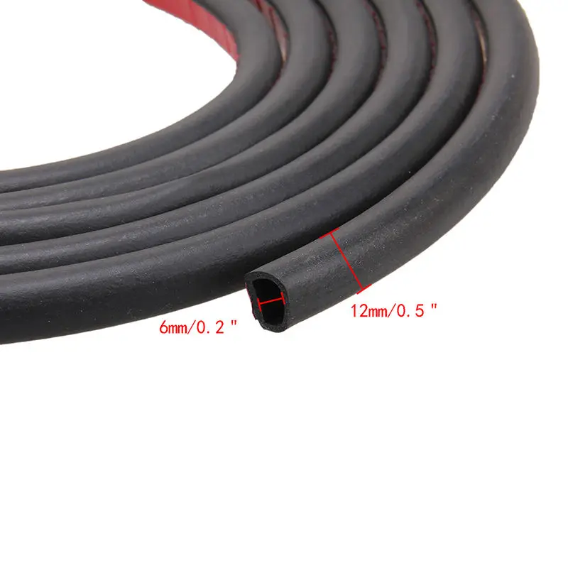 Kopen Goedkoop POSSBAY D Vorm Auto Rubber Deur Afdichting Strip Noise