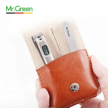 

MR.GREEN Manicure Set Professional Stainless steel nail clippers Tweezer Ear spoon