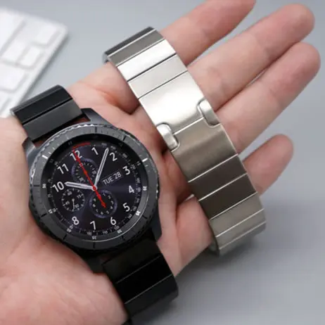 Ремешок для часов Samsung Gear S3 Classic Frontier новейший браслет из нержавеющей стали Huawei