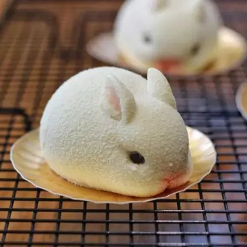 3D Пасхальный кролик мыло силиконовые формы подсвечник в форме кролика смолы глины плесень шоколадные конфеты плесень инструменты для украшения тортов из мастики