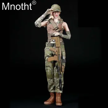 

1/6 Scale Female Soldier Tactical Shooter Set Clothes Accessories Model FG003 for 12in Phicen Jiaodol Action Figures Toys m3n