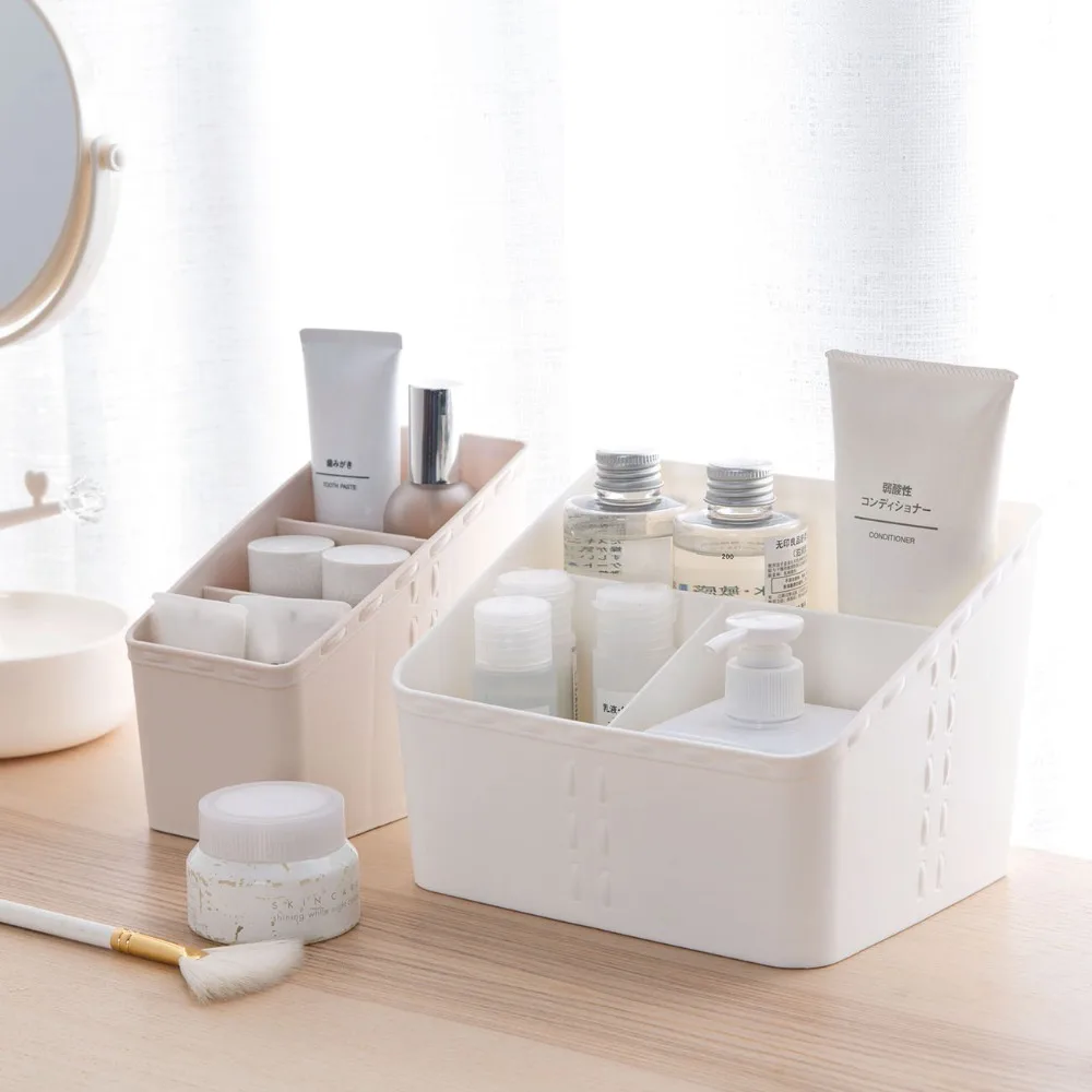  OTHERHOUSE Makeup Organizer Makeup Storage Box Case Cosmetic Jewelry Storage Container Rack Brushes