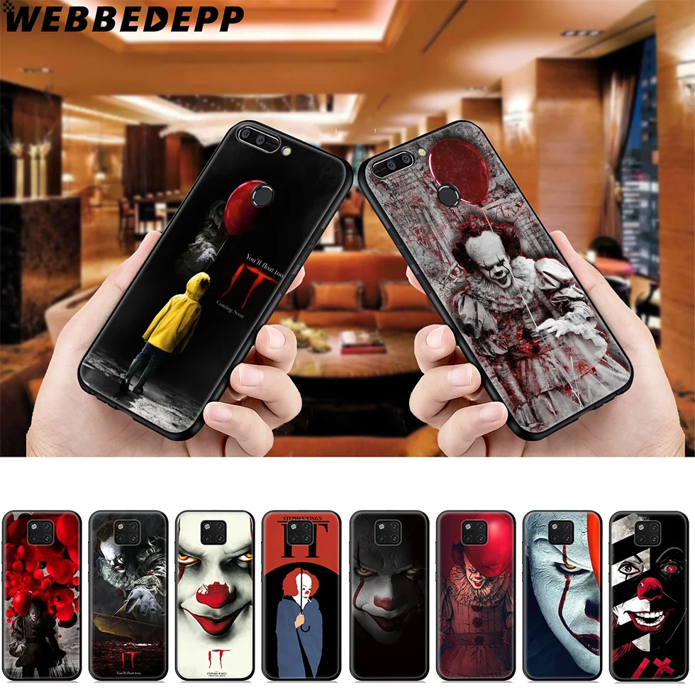 Мягкий чехол WEBBEDEPP Stephen King It для Huawei Mate Honor 20 6A 7A 7C 7X 8 9 9X 10 View Lite Pro 30 |
