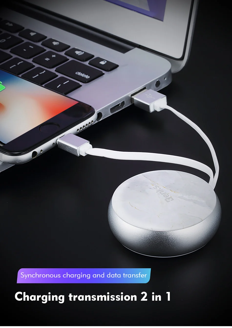 Benks Adjustable USB Charger Cable 8 Pin For Apple iPhone X 10 8 7 6s 5 ipad mini Plus Lighting Charging&Sync Data Cables 90cm (8)