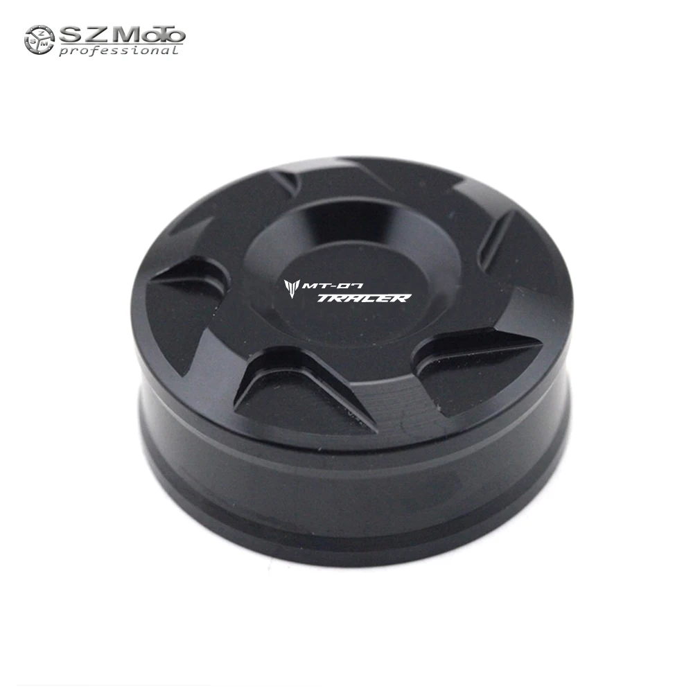 Posteriore Brake Fluid Reservoir Copertura Della Protezione Per Yamaha Mt-07 Tracer 2016-2018 Accessori Moto Cnc Con Logo