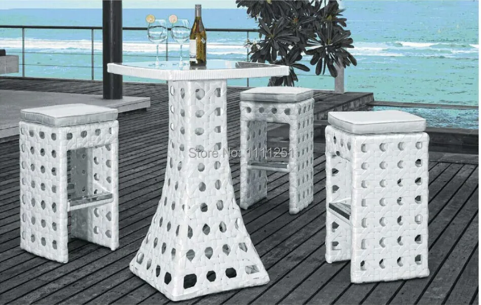 Outdoor desk chair hotel villa garden rattan furniture