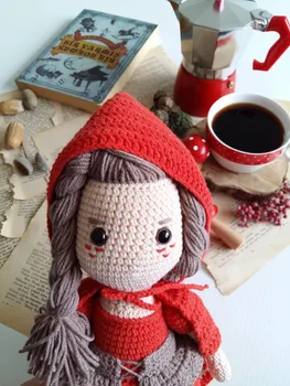 

crochet toys amigurumi rattle girl model number wp015