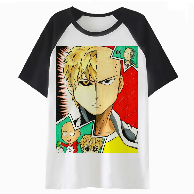 

one punch man t shirt femme tshirt t-shirt women cartoon tee clothing female graphic kawaii harajuku tops K4548