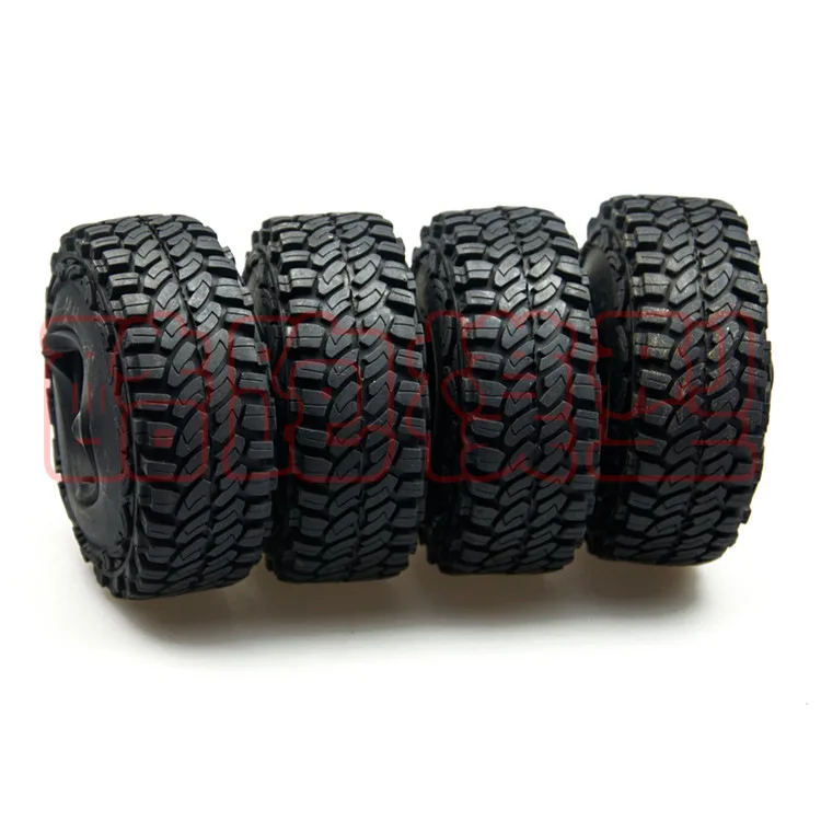 

4PCS 114MM 1.9inch Rubber Rocks Tyres Wheel Tires for 1:10 RC Rock Crawler Axial scx10 90021 90027 90028 Traxxas TRX-4