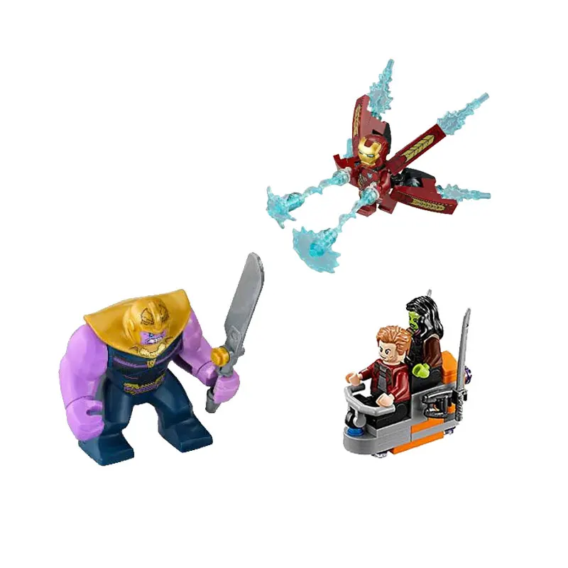 07103 Legoings Marvel Super Heroes Avengers Infinity War Thanos Ultimate Battle Iron Man Blocks Kid Toy Gift Legoingly