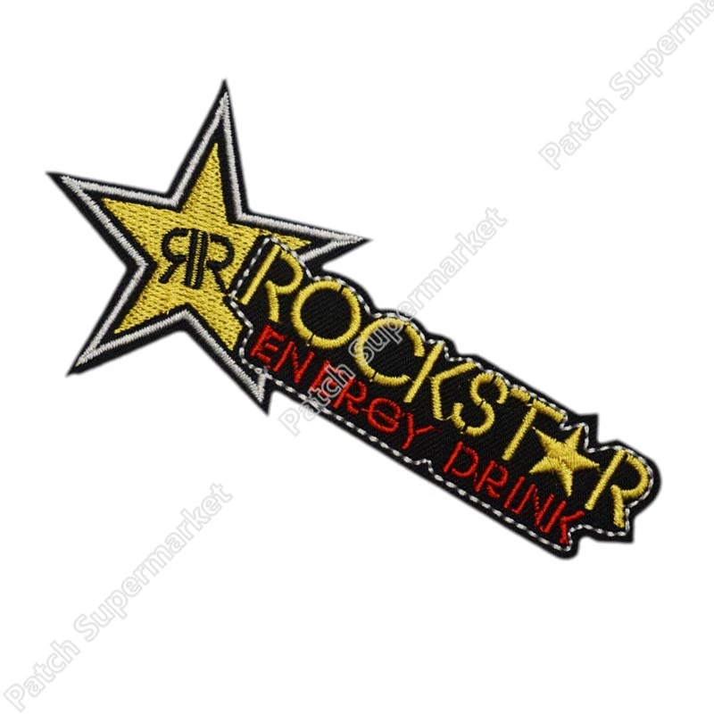 4 9 &quotROCKSTAR Энергии ATV Moto X MC мотоцикл патч на жилет вышитые пришить УТЮГ НА