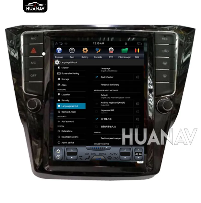 Discount The new Tesla style Car No DVD player GPS navigation radio Stereo For VW Volkswagen Passat 2015 2016 2017 multimedia ISP 4