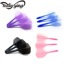 3PCS 6 Color 2BA Transparent Global Set Darts Tree Darts Aluminum Foil L Flying Darts Set Fishing Grounds Sports And Outdoor
