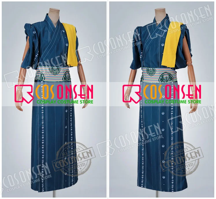 Костюм для косплея Touken Ranbu x Oedo Onsen Ookanehira костюм ONSEN всех размеров|Игровые костюмы| |